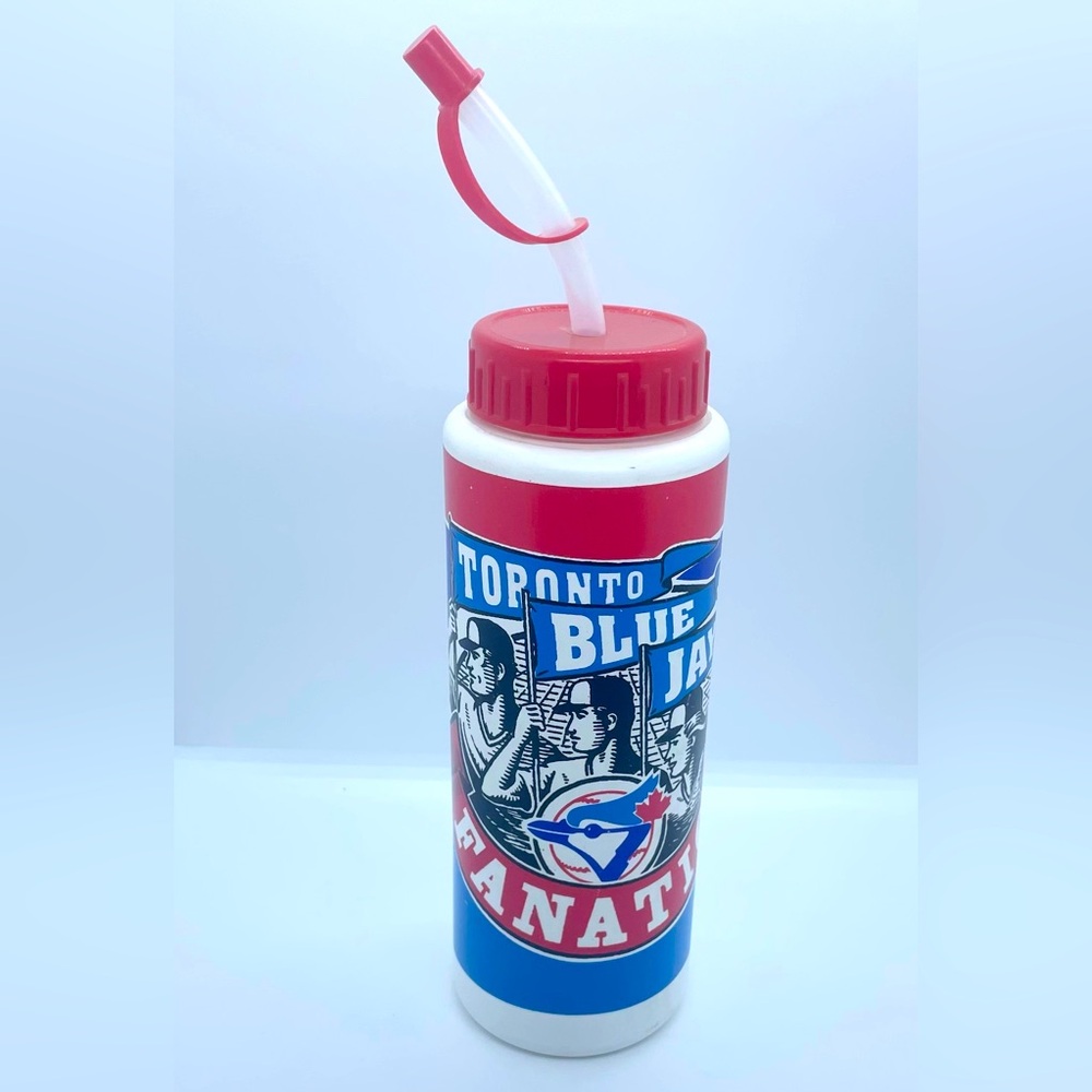 Vintage MLB Toronto Blue Jays Dominos pizza baseball collectible water bottle